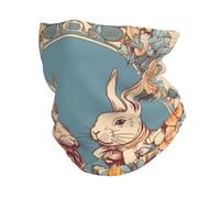 Cache-cou d'hiver pour hommes et femmes, motif lapin dans une couronne, protection UV, masque de protection contre le froid et le vent, cagoule thermique pour le ski et les sports de plein air, bandan