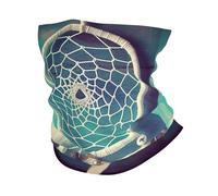 Cache-cou en plumes attrape-rêves blanches, protection UV, masque rafraîchissant pour hommes et femmes, coupe-vent, bandana respirant, idéal pour les sports de plein air comme le ski, la randonnée et