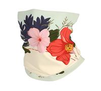 Cache-cou fleuri printanier avec protection UV, masque rafraîchissant pour homme et femme, coupe-vent, bandana respirant, idéal pour les sports de plein air comme le ski, la randonnée et le vélo.