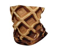 Cache-cou gaufres au chocolat, protection UV, masque rafraîchissant pour homme et femme, coupe-vent, écharpe, bandana respirant, idéal pour les sports de plein air comme le ski, la randonnée et le vél