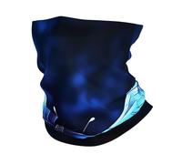 Cache-cou papillon bleu, protection UV, masque rafraîchissant pour homme et femme, coupe-vent, écharpe, bandana respirant, idéal pour les sports de plein air comme le ski, la randonnée et le vélo.