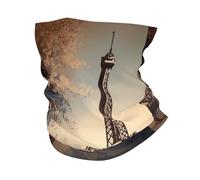 Cache-cou romantique avec tour Eiffel, protection UV, masque rafraîchissant pour homme et femme, coupe-vent, écharpe, bandana respirant, idéal pour les sports de plein air comme le ski, la randonnée e