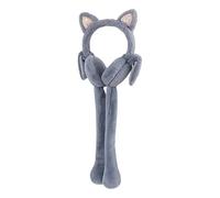 Cache-Oreilles Hiver pour Femme | Bandeau Doux et Confortable avec Oreilles de Lapin Amovibles | Protège-Oreille en Peluche Chauds pour Extérieur Vélo Automne Ski Jeune Enfant Style Mignon et Chaleur