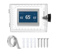 Cache-Thermostat bloqueable | con protector transparente con candado de combinación, Cache-Thermostat mural con,para casa, oficina, restaurante, escuela, hotel Dormoir alquiler
