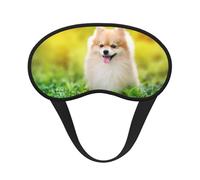 Cachorrito adorable en Spring Park, Cubiertas oculares completas, antifaces para dormir que bloquean la luz, orejeras opacas para dormir