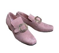 Cachorro 1 Par De Zapatos De Hombre De Halloween del Renacimiento Medieval, Botas De Jazz De Cuero Vintage, Accesorios De Senderismo Casual Al Aire Libre Disfraces De Cosplay Accesorios,Rosado,40