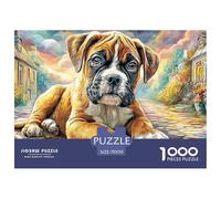 Cachorro Boxer Puzzle para Adultos Rompecabezas Imposible, Multicolor Y Único - El Regalo Original para Una Navidad Inolvidable, Recomendado Desde 14 Años 70x50cm/1000pcs