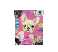 Cachorro Bulldog Francés Acuarela, Squeeze Top Wallet Bolsa de Almacenamiento para Mujer Monedero pequeño Bolsa de Cambio