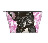 Cachorro Bulldog Francés, Bolsa de artículos de tocador Bolsa de Maquillaje Bolsa de cosméticos Bolsa de artículos de tocador de Viaje portátil