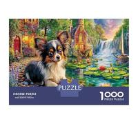 Cachorro by Lily Pond Puzzle De 1000 Piezas, Moderno DIY, Entretenimiento para Adultos Y Niños A Partir De 12 Años Chihuahua Imposible Rompecabezas-Obra De Arte, Desafío Mental 70x50cm/1000pcs