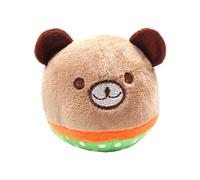 Cachorro chirriante bolsa de juguete de peluche para perros, pequeño juguete para masticar cachorro de peluche, juguetes para perros sueltos y chirriantes, lindos juguetes de peluche para mascotas