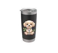 Cachorro con Estetoscopio Diseño Animal Vaso térmico de acero inoxidable de doble pared