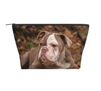 Cachorro de Bulldog Americano, Bolsa de artículos de tocador Bolsa de Maquillaje Bolsa de cosméticos Bolsa de artículos de tocador de Viaje portátil