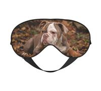 Cachorro de bulldog americano, Cubreojos completos Antifaz bloqueador de luz Antifaz para dormir Antifaz suave con los ojos vendados Noche