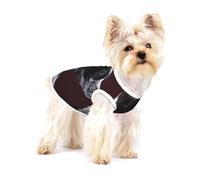 Cachorro de Cocker Spaniel Spaniel Blanco y Negro,Camiseta de algodón sin Mangas para Mascotas, Chaleco Transpirable, Suave y elástico para Cachorros,S