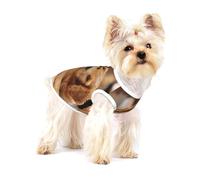 Cachorro de Cocker Spaniel Spaniel Pequeño Perros Mascotas,Camiseta de algodón sin Mangas para Mascotas, Chaleco Transpirable, Suave y elástico para Cachorros,S