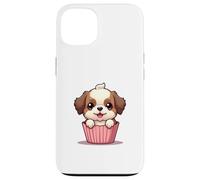 Cachorro de Dibujos Animados en un Cupcake Wrapper Ilustración Diseño Carcasa para iPhone 13