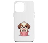 Cachorro de Dibujos Animados en un Cupcake Wrapper Ilustración Diseño Carcasa para iPhone 13 Pro MAX