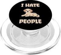 Cachorro De Labrador I Hate People PopSockets PopGrip para MagSafe