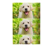 Cachorro de Labrador Retriever, Rompecabezas de 1000 Piezas, Rompecabezas de Madera para Toda la Familia, decoración de Pared para Adultos y Adolescentes.