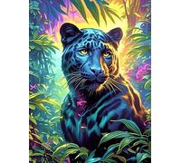 Cachorro de Leopardo en un Bosque Mágico Rompecabezas 1000 Piezas Cartón Para Expertos Mascota de Vida Silvestre Actividad Familiar Educativa Hobby Colección Reunión Familiar Juegos Regalo Sorpresa 10