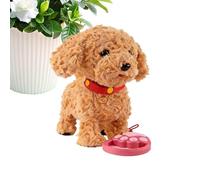Cachorro De Mascota Electrónica | Compañero de Idiomas | Charla Ladrando Peluche Para Niños,Para Niños Niñas Adolescentes Sala Dormitorio Viaje Vivir