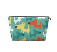 Cachorro de Perro de Divertidos Dibujos Animados Lindo, Bolsa de artículos de tocador Bolsa de Maquillaje Bolsa de cosméticos Bolsa de artículos de tocador de Viaje portátil