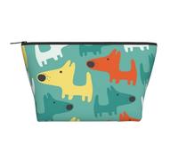 Cachorro de Perro de Divertidos Dibujos Animados Lindo, Bolsa de artículos de tocador Bolsa de Maquillaje Bolsa de cosméticos Bolsa de artículos de tocador de Viaje portátil