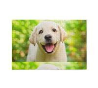 Cachorro de Perro Labrador Retriever, Rompecabezas de 1000 Piezas, Rompecabezas de Madera para Toda la Familia, decoración de Pared para Adultos y Adolescentes.