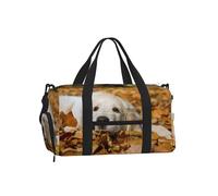 Cachorro de Perro Perezoso Impreso,Bolso Deportivo Bandolera de Mano, Bolsa de Deporte, Bolsa de Viaje de Gran Capacidad para Mujeres y Hombres.