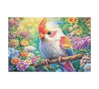 Cachorro de Tigre Blanco con Mariposas Puzzle 1000 Piezas Papel Adolescentes Cosmos Nebulosa y Resplandor Actividad Días Libres Actividad Mente Colección Rompecabezas Regalo Creativo 1000 PCS