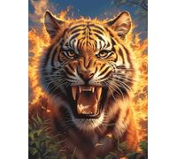 Cachorro de Tigre en un Bosque Mágico Puzzle 300 Piezas Cartón con Papel Toda La Familia Mascota de Vida Silvestre Tiempo Libre En Casa Más Vendido Regalo Original 300 PCS