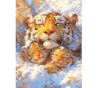 Cachorro de Tigre en un Brillo Mágico Rompecabezas 500 Piezas Cartón Resistente para Toda La Familia Mascota de Vida Silvestre Desconectar Estrés Ocio Creativo En Casa Mejor Valorado 5