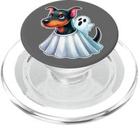 Cachorro Doberman Pinscher Perro Fantasma PopSockets PopGrip para MagSafe