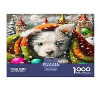 Cachorro frío Puzzle De 1000 Piezas, Juego Educativo, Desafío, Clásicos para Adultos Y Niños A Partir De 12 Años Rompecabezas Familiar - Decoración del Hogar 70x50cm/1000pcs