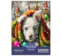 Cachorro frío Puzzle De 1000 Piezas, Juego Educativo, Desafío, Clásicos para Adultos Y Niños A Partir De 12 Años Rompecabezas Familiar - Decoración del Hogar 70x50cm/1000pcs