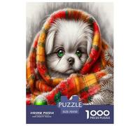 Cachorro frío Puzzle De 1000 Piezas, Juego Educativo, Desafío, Clásicos para Adultos Y Niños A Partir De 12 Años Rompecabezas Familiar - Decoración del Hogar 70x50cm/1000pcs