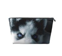 Cachorro Husky, Bolsa de artículos de tocador Bolsa de Maquillaje Bolsa de cosméticos Bolsa de artículos de tocador de Viaje portátil