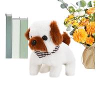 Cachorro Interactivo - Mascota Eléctrica Linda y Suave Que Camina y Ladra - Mascota Eléctrica Adorable - para Niños, Niñas, Cumpleaños, Adultos, San Valentín y Novia