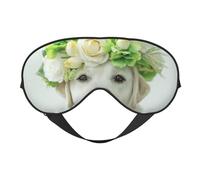 Cachorro Labrador Retriever Gracioso, Cubreojos completos Antifaz bloqueador de luz Antifaz para dormir Antifaz suave con los ojos vendados Noche