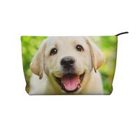 Cachorro Labrador Retriever,Neceser de Pana, Neceser de Maquillaje portátil, Neceser de Viaje