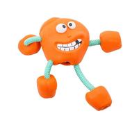 Cachorro Muerde Niños | Bola de peluche de goma interactiva - Juguetes masticables resistentes para masticadores fuertes - para pequeños y razas, hogar, exterior, interior, viajes, enriquecimiento