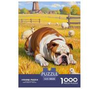 Cachorro PomeraniaJigsaw Puzzles for Adults 1000 Pieces Age 12+ for Adults EduConejoional Game Challenge Toy Beautiful Decoration Birthday Gifts38x26cm/1000pcs