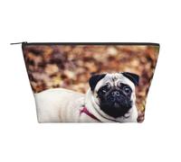 Cachorro Pug, Bolsa de artículos de tocador Bolsa de Maquillaje Bolsa de cosméticos Bolsa de artículos de tocador de Viaje portátil