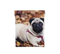 Cachorro Pug, Squeeze Top Wallet Bolsa de Almacenamiento para Mujer Monedero pequeño Bolsa de Cambio