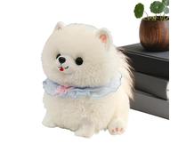 Cachorro realista - Lindo peluche realista y suave | Animal de peluche para cachorros | Peluch Pomerania, Cojín Confortante Para Novia Niños Hombres Mujeres Niños Niños Chicas Gi