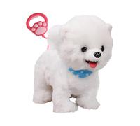 Cachorro Robot - 11.02 Pulgadas Felpa Terciopelo Peluche Animal | Mascota Interactiva Cantando Con Pilas, Juguete para Perro Ladrando Senderismo Para Niños, Niños, Niñas, Cumpleaños Juveniles