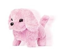 Cachorro robot interactivo - Juguete eléctrico para mascotas que camina con la cola ardiente, Compañero realista Presencia relajante, Conexión educativa que promueve la creatividad