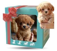 Cachorro Robot Realista, Juguete Interactivo de Perro AI, Camina, Ladra y Mueve la Cola, Mascota Recargable para Regalo de Cumpleaños, Juego de rol & Compañero Emocional B