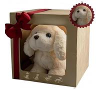 Cachorro Robot Realista, Juguete Peluche AI Interactivo para Niños y Adultos, Camina, Ladra y Mueve la Cola, Mascota Recargable, Compañero Sin Desorden para Apoyo Emocional & Juego de rol D